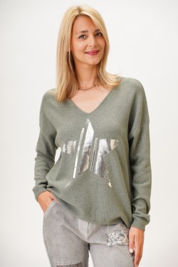 Silver Star Sweater