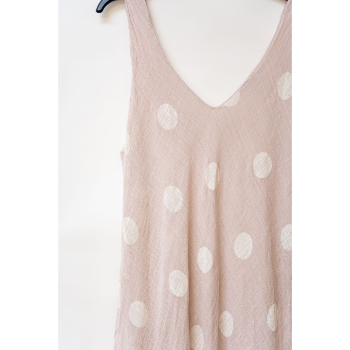 Polka Dot Sleeveless Dress