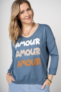 "Amour, Amour" Sweater