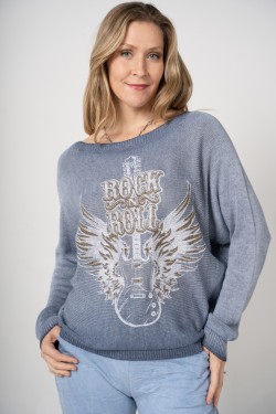 "Rock n Roll" Shimmer Sweater