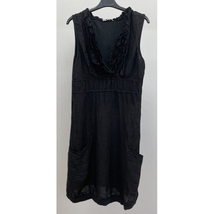 Short dress V-Line ruffles by Look Mode USA