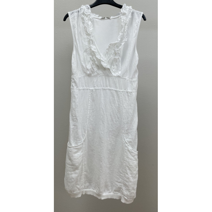 Short dress V-Line ruffles by Look Mode USA