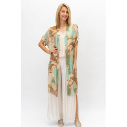 Silk Printed Cardigan