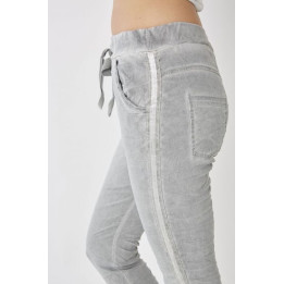 One Size Plain Jegging w/ Ribbon Side