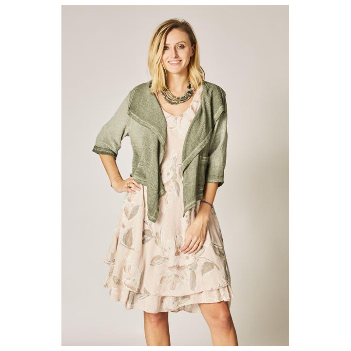 Sleeveless flower printed Dress