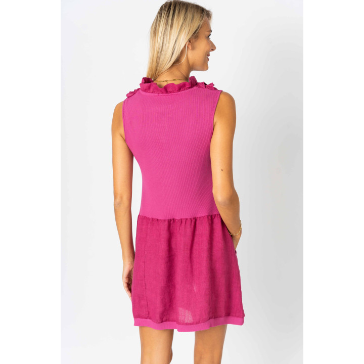 Solid Linen Dress