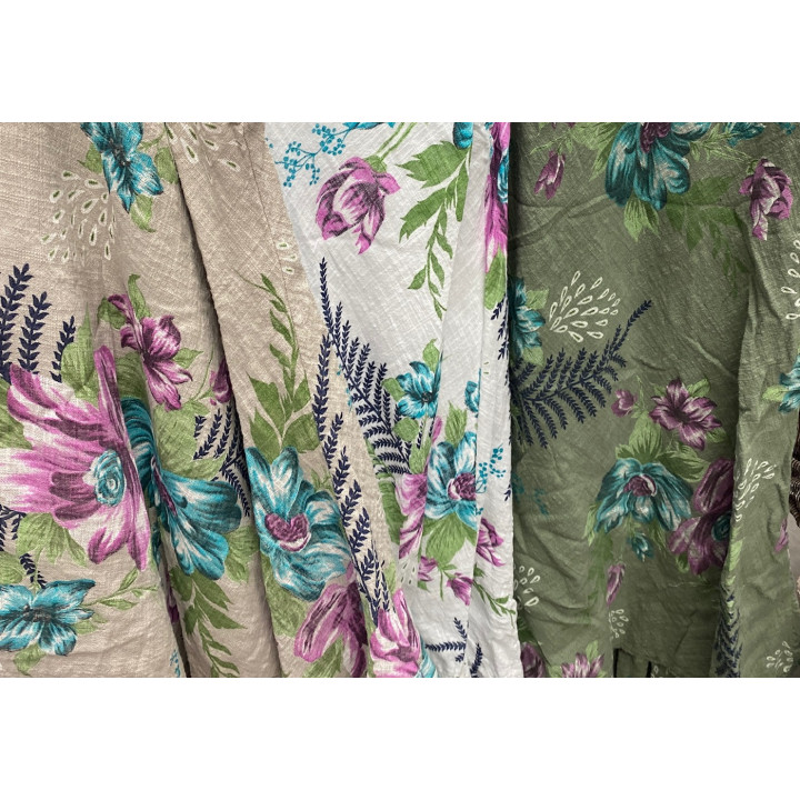 Sleeveless flower print Dress